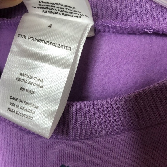 Trolls Matching Pant Set Girls Size 4 NWT - Picture 5 of 12